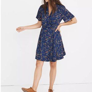 Amaranth Wrap Dress in Moonless Floral